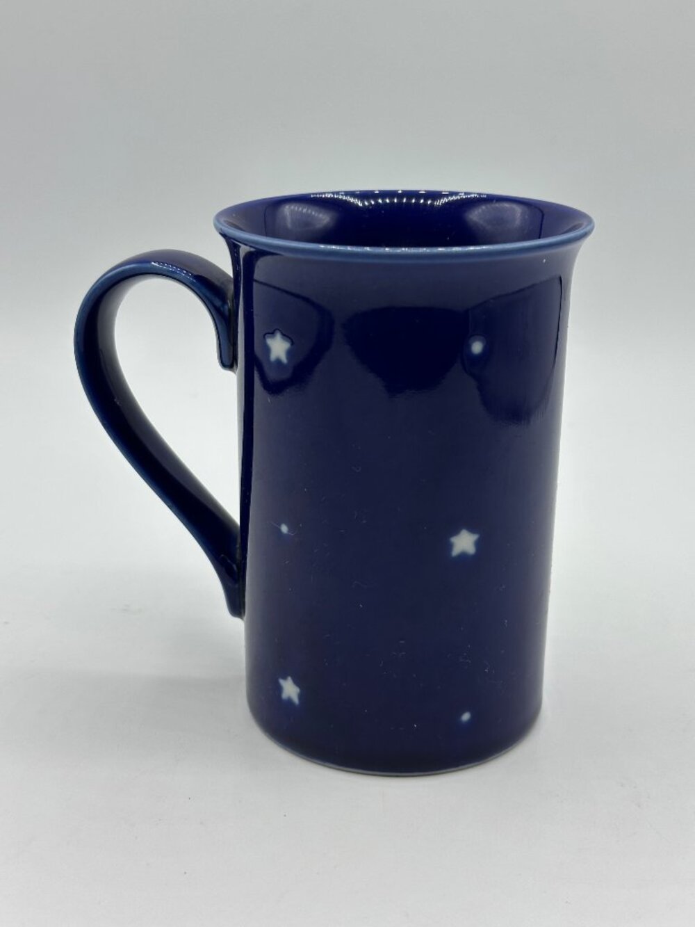 Pier 1 Celestial Sun Cobalt Blue Coffee Cup - Picture 3 of 7